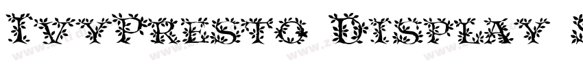 IvyPresto Display Se字体转换